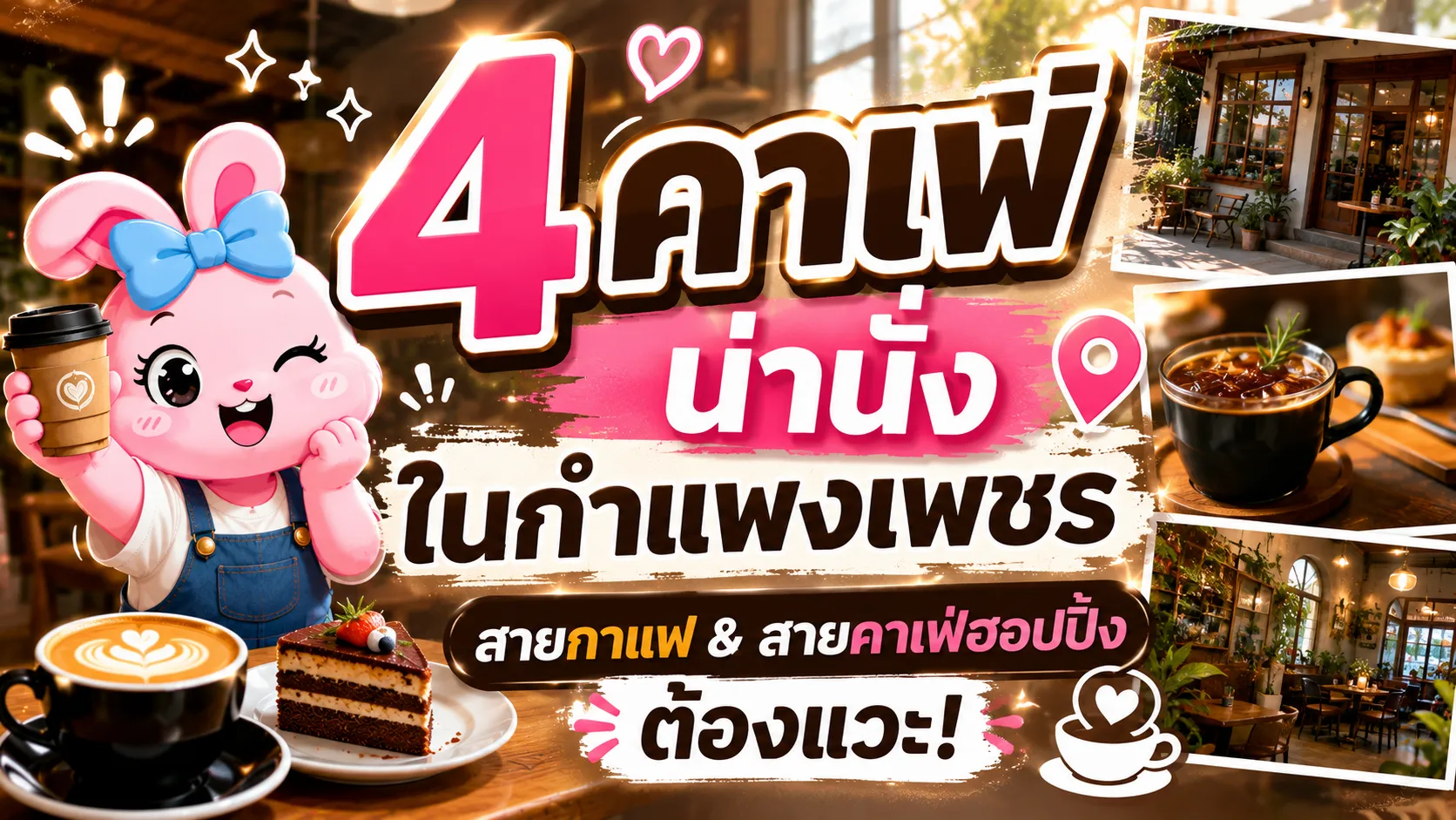4 คาเฟ่น่านั่งในกำแพงเพชร ที่สายกาแฟและสายคาเฟ่ฮอปปิ้งต้องแวะ