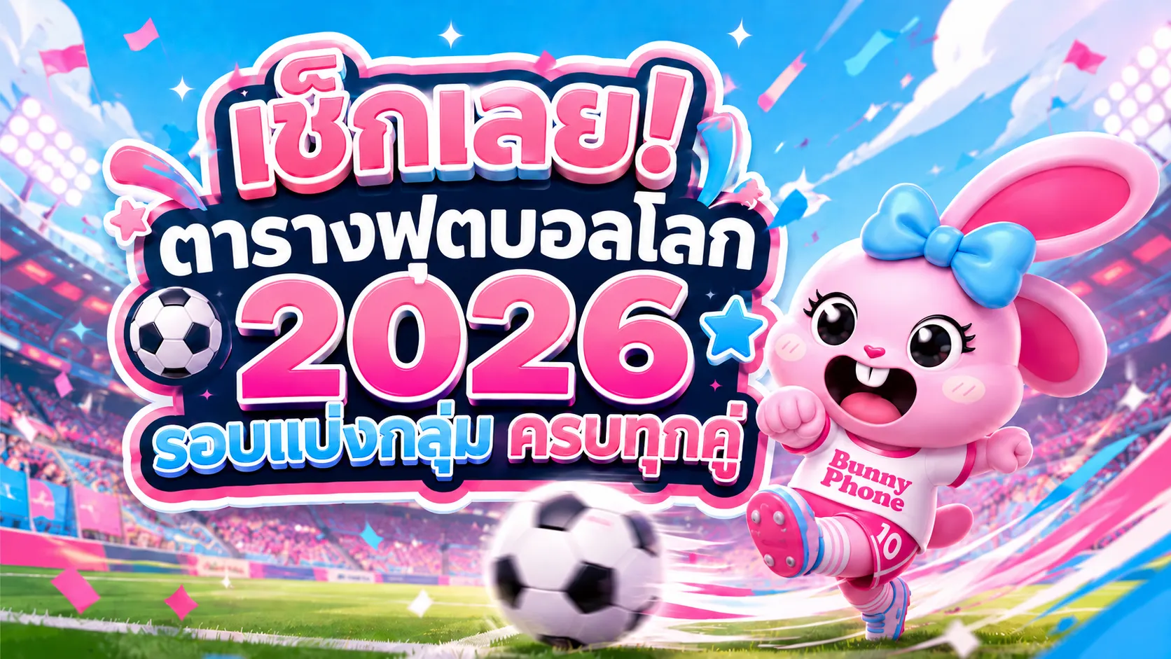 ตารางการแข่งขันฟุตบอลโลก 2026 รอบแบ่งกลุ่ม ครบทุกคู่