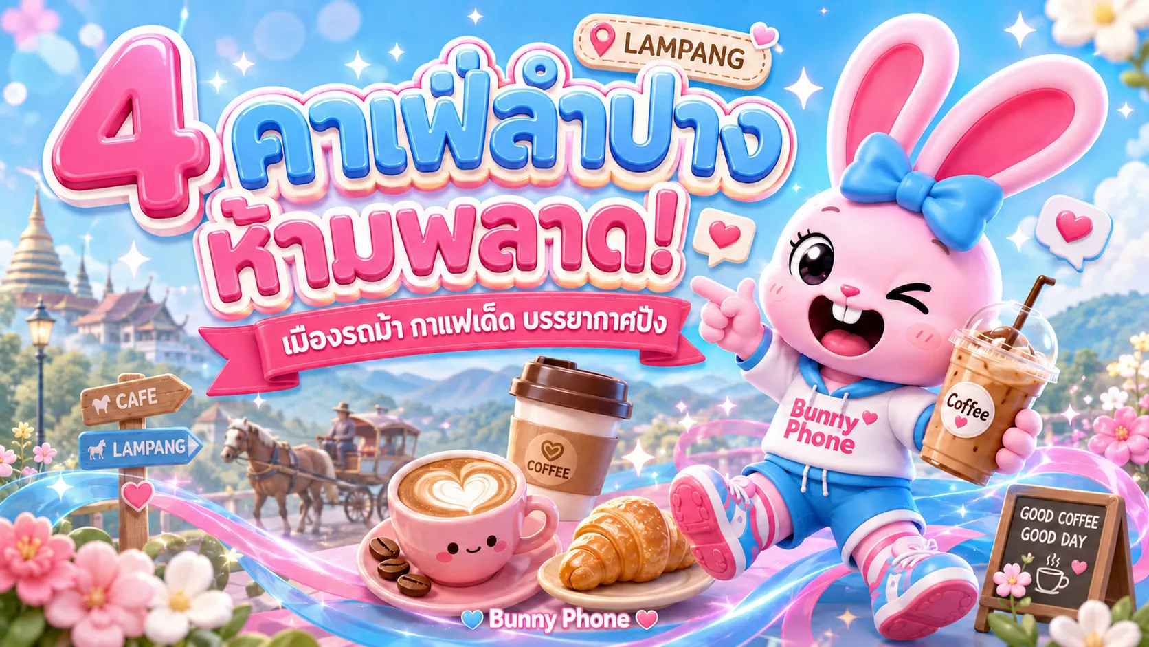 4 คาเฟ่น่าแวะในลำปาง กาแฟดี บรรยากาศปัง เมืองรถม้าที่สายคาเฟ่ห้ามพลาด