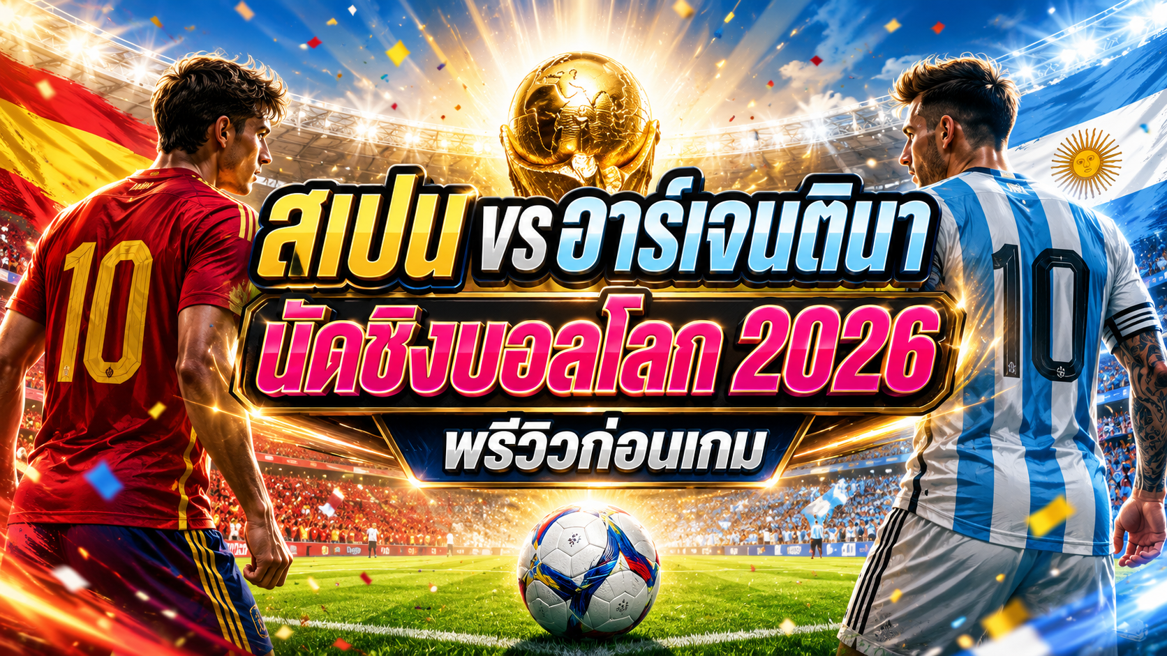 สเปน vs อาร์เจนตินา นัดชิงบอลโลก 2026 พรีวิว