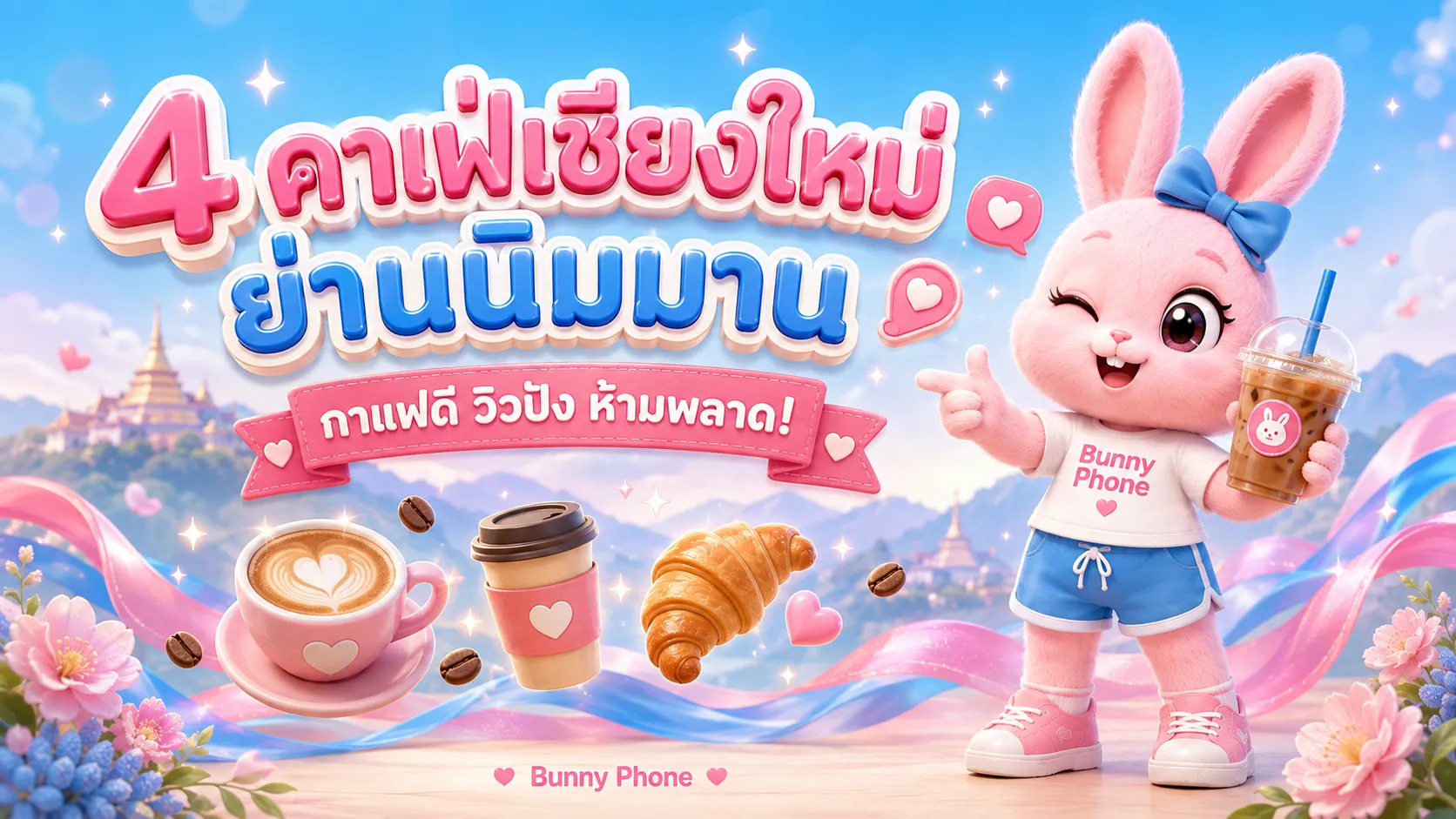 4 คาเฟ่เชียงใหม่ ย่านนิมมาน กาแฟดี วิวปัง