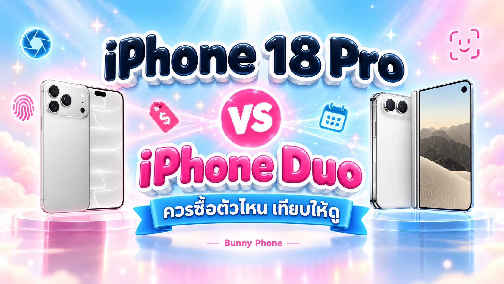 iPhone 18 Pro vs iPhone Duo ควรซื้อตัวไหน