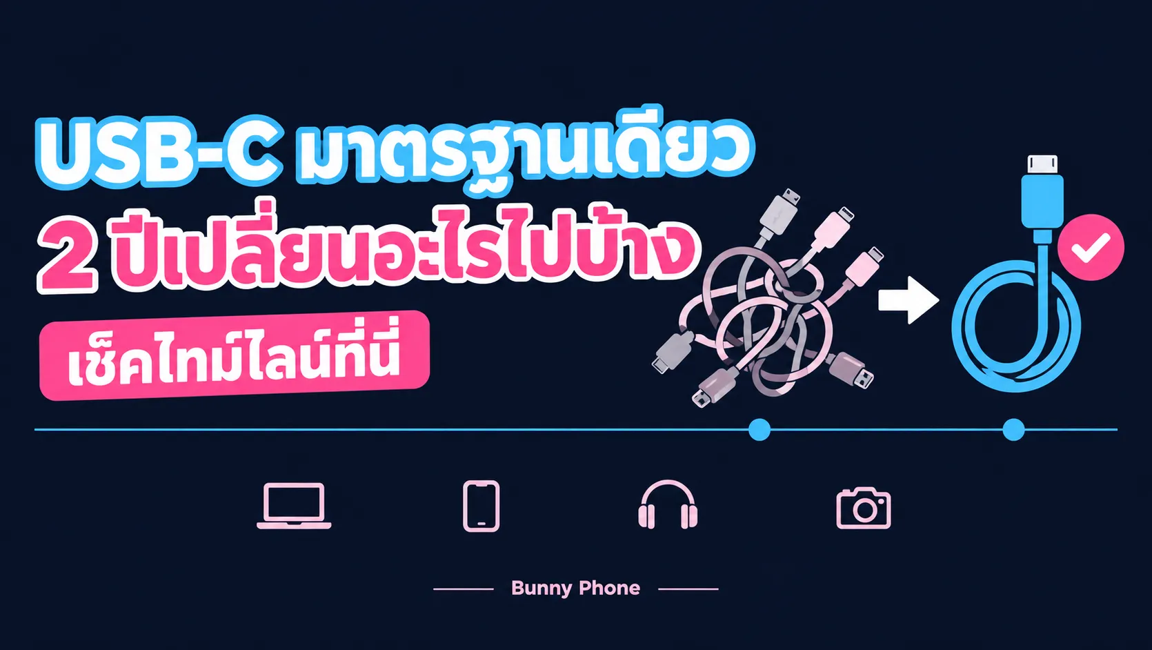 USB-C มาตรฐานเดียวทั้งโลก 2 ปี เปลี่ยนอะไรไปบ้าง